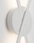 Preview: Nova Luce RESLIN LED Wandleuchte Weiß 20W Warmweiss 24,5x5x53cm 9100201