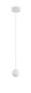 Preview: Nova Luce NOCCI LED Pendelleuchte Weiß 4W Warmweiss 158x5cm 9103211
