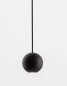 Preview: Nova Luce NOCCI LED Pendelleuchte Schwarz 4W Warmweiss 158x5cm 9103212