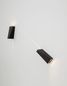 Preview: Nova Luce VEIRO LED Wandleuchte Anthrazit 6W IP65 Warmweiss 9x9,3x20,5cm 9104835