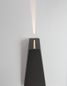 Preview: Nova Luce VEIRO LED Wandleuchte Anthrazit 6W IP65 Warmweiss 9x9,3x20,5cm 9104835
