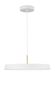 Preview: Nova Luce VETRO LED Pendelleuchte Weiß 35W Warmweiss 120x50cm 910621