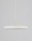 Preview: Nova Luce VETRO LED Pendelleuchte Weiß 35W Warmweiss 120x50cm 910621