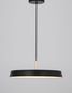 Preview: Nova Luce VETRO LED Pendelleuchte Schwarz 35W Warmweiss 120x50cm 910622