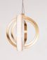Preview: Nova Luce ARTE LED Pendelleuchte Gold 29W Warmweiss 90x13x120cm dimmbar 9113122