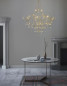 Preview: Nova Luce GORO LED Pendelleuchte Gold 20W Warmweiss 160x80cm 9116820