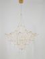 Preview: Nova Luce GORO LED Pendelleuchte Gold 20W Warmweiss 160x80cm 9116820