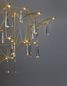 Preview: Nova Luce GORO LED Pendelleuchte Gold 20W Warmweiss 160x80cm 9116820