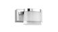 Preview: Nova Luce SABIA LED Wandleuchte Chrom 5W IP44 Warmweiss 12x9,8x7,5cm 9122311
