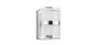 Preview: Nova Luce SABIA LED Wandleuchte Chrom 10W IP44 Warmweiss 8,5x9,8x7,5cm 9122321