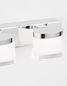 Preview: Nova Luce SABIA LED Wandleuchte Chrom 15W IP44 Warmweiss 38x9,8x7,5cm 9122331