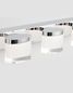 Preview: Nova Luce SABIA LED Wandleuchte Chrom 20W IP44 Warmweiss 51x9,8x7,5cm 9122341