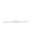 Preview: Nova Luce NYX LED Wandleuchte Weiß 12W IP44 Warmweiss 45x9,5x3cm 9136171