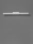 Preview: Nova Luce NYX LED Wandleuchte Weiß 12W IP44 Warmweiss 45x9,5x3cm 9136171