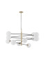 Preview: Nova Luce VITRA Pendelleuchte G9 12-fach Gold 200x150cm dimmbar 9143309