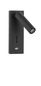 Preview: Nova Luce FUSE LED Wandleuchte Schwarz 3W Warmweiss 6x12,3x18cm 9170102