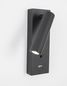 Preview: Nova Luce FUSE LED Wandleuchte Schwarz 3W Warmweiss 6x12,3x18cm 9170102