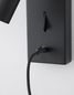 Preview: Nova Luce FUSE LED Wandleuchte Schwarz 3W Warmweiss 6x12,3x18cm 9170102
