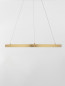 Preview: Nova Luce EMPATIA LED Pendelleuchte Messing 35W Warmweiss 120x60cm dimmbar 9172863