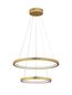 Preview: Nova Luce EMPATIA LED Pendelleuchte Messing 60W Warmweiss 120x60cm dimmbar 9172866