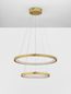 Preview: Nova Luce EMPATIA LED Pendelleuchte Messing 60W Warmweiss 120x60cm dimmbar 9172866