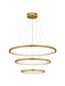 Preview: Nova Luce EMPATIA LED Pendelleuchte Messing 108W Warmweiss 150x80cm dimmbar 9172869