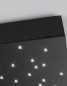 Preview: Nova Luce CIELO LED Deckenleuchte Schwarz 8W Steuerbare Lichtfarbe 30x30x4cm dimmbar 9180382