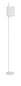 Preview: Nova Luce YAMA Stehlampe E27 Weiß 176x20cm 9180521
