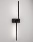 Preview: Nova Luce RACCIO LED Wandleuchte Schwarz 11W Warmweiss 6x12x74cm 9180723