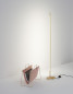 Preview: Nova Luce RACCIO LED Stehlampe Messing 21W Warmweiss 18x12x140cm 9180726