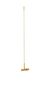 Preview: Nova Luce RACCIO LED Stehlampe Messing 21W Warmweiss 18x12x140cm 9180726