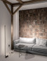 Preview: Nova Luce RACCIO LED Stehlampe Schwarz 19W Warmweiss 18x12x140cm 9180727