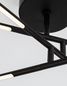 Preview: Nova Luce RACCIO LED Deckenleuchte Schwarz 32W Warmweiss 84x77x25,5cm dimmbar 9180761