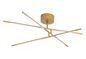 Preview: Nova Luce RACCIO LED Deckenleuchte Messing 32W Warmweiss 84x77x25,5cm dimmbar 9180762