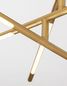 Preview: Nova Luce RACCIO LED Deckenleuchte Messing 32W Warmweiss 84x77x25,5cm dimmbar 9180762