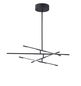 Preview: Nova Luce RACCIO LED Pendelleuchte Schwarz 48W Warmweiss 84x80x81cm dimmbar 9180780