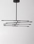 Preview: Nova Luce RACCIO LED Pendelleuchte Schwarz 48W Warmweiss 84x80x81cm dimmbar 9180780