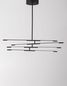 Preview: Nova Luce RACCIO LED Pendelleuchte Schwarz 48W Warmweiss 84x80x81cm dimmbar 9180780