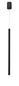 Preview: Nova Luce ULTRATHIN LED Pendelleuchte Schwarz 3W Warmweiss 150x2,5cm 9184022