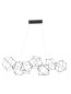 Preview: Nova Luce NEBULA LED Pendelleuchte Gold 34W Warmweiss 108x32x120cm 9186902