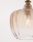 Preview: Nova Luce LONI Pendelleuchte E27 Gold 120x24cm dimmbar 9191241