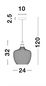 Preview: Nova Luce LONI Pendelleuchte E27 Gold 120x24cm dimmbar 9191241