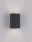 Preview: Nova Luce GOA Wandleuchte G9 Anthrazit 5W IP65 7,7x7,6x14,4cm 9192171