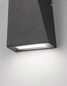 Preview: Nova Luce MILEY LED Wandleuchte Schwarz 7W IP65 Warmweiss 7,4x7,4x13,6cm 9202262