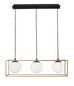 Preview: Nova Luce JULIET Pendelleuchte E14 3-fach Gold 70x18x120cm dimmbar 9206402