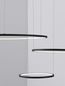 Preview: Nova Luce PURPLE LED Pendelleuchte Schwarz 80W Warmweiss 150x130cm dimmbar 9210312
