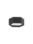 Preview: Nova Luce SAMBA LED Deckenleuchte Schwarz 10W Warmweiss 10x25cm 9212312