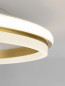 Preview: Nova Luce WILLOW LED Deckenleuchte Gold 38W Warmweiss 6x45cm 9212911