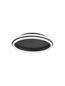 Preview: Nova Luce WILLOW LED Deckenleuchte Schwarz 38W Warmweiss 6x45cm 9212912