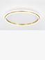 Preview: Nova Luce WILLOW LED Deckenleuchte Gold 52W Warmweiss 6x60cm 9212914